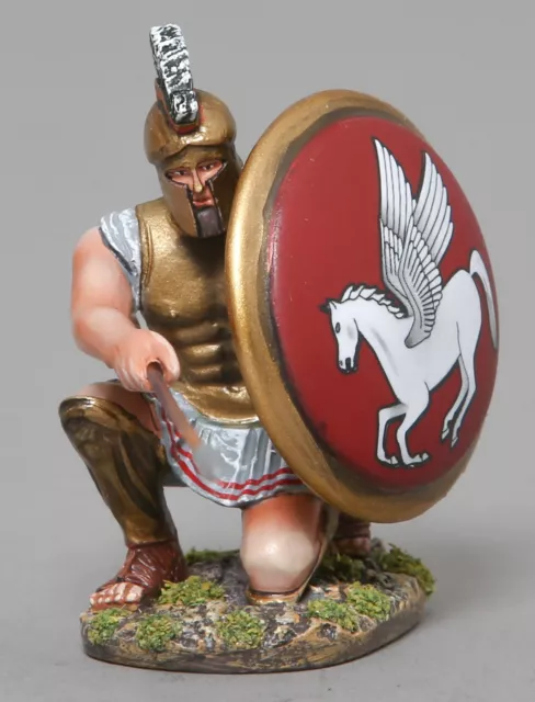Thomas Gunn Ancient Greeks & Persians Spa026C Kneeling Spartan Pegasus Shield Mb