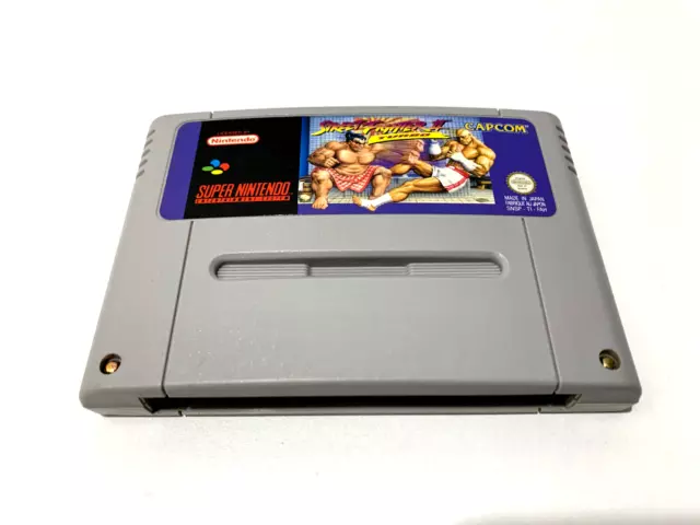 Street Fighter Ii Turbo Snsp Ti Fah Snes Super Nintendo / Pal Cartouche En Loose
