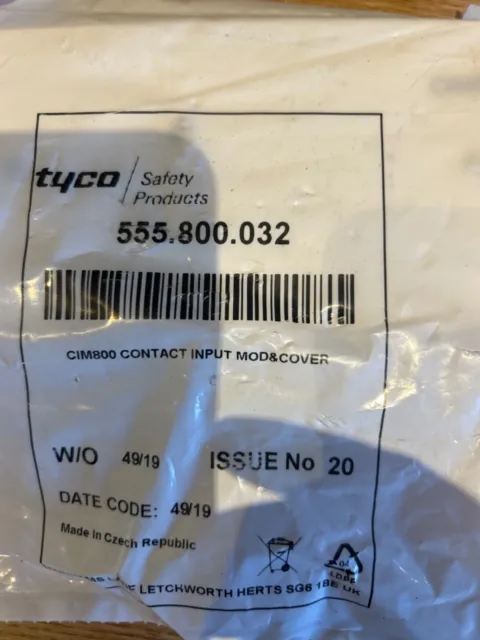 Brand new ADT/TYCO/MX/Zettler CIM800 contact module