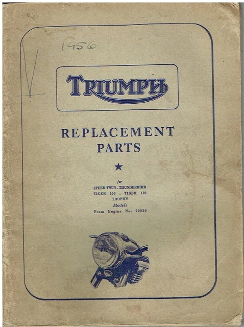 Parts Catalogues, Motorcycle Manuals & Literature, Vehicle Parts