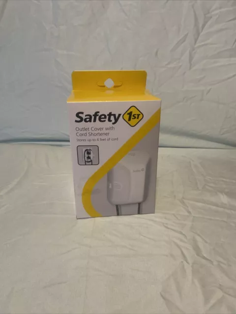 Safety 1st Outlet Cover with Cord Shortener for Baby Proofing ~ New~ Sealed