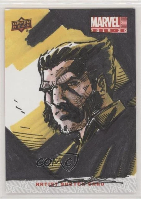 2019-20 Upper Deck Marvel Annual Sketch Cards 1/1 Jed Thomas Auto Sketch 5za