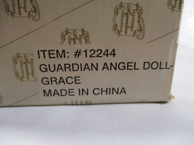 Heritage Signature Collection Blond Hair Guardian Angel Grace - Porcelain Doll 6