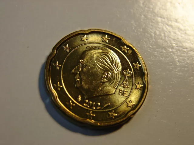 Belgique. Be  20 Euro Cent 2012. Superbe. Or Nordique.