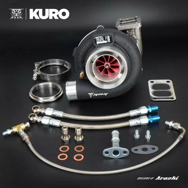 KURO GTX3071R GEN2 Billet Ball Bearing Turbo w/ T3 Twin scroll 0.83 A/R