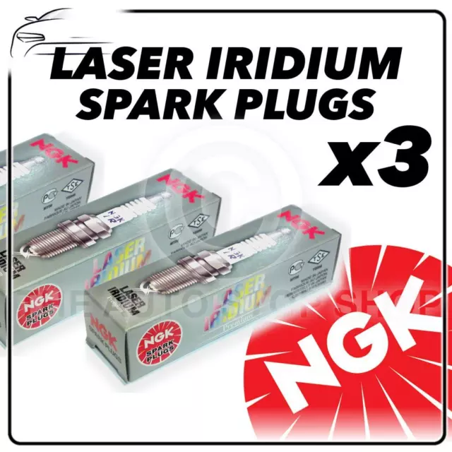 3x NGK Allumage Bougies Référence ILTR5D Stock N°5476 Laser Iridium Neuf Vrai