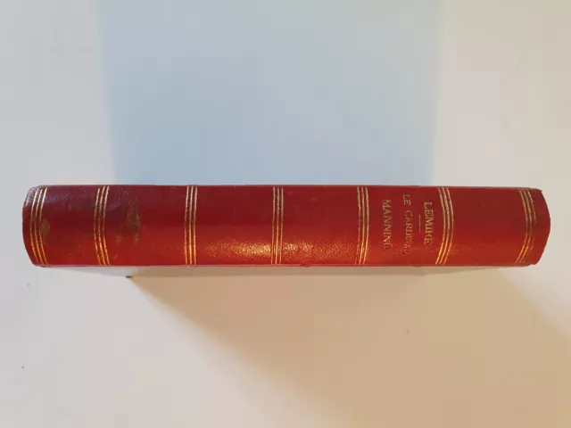 Livre religieux ancien (1894) "LE CARDINAL MANNING" de l'Abbé J LEMIRE