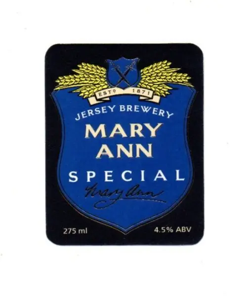 Jersey - Beer Label - Jersey Brewery, St. Helier - Mary Ann Special