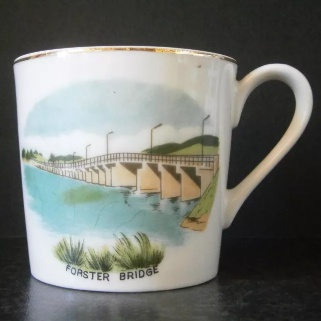 Vintage Japanese Scenic China Forster Bridge Tea Cup