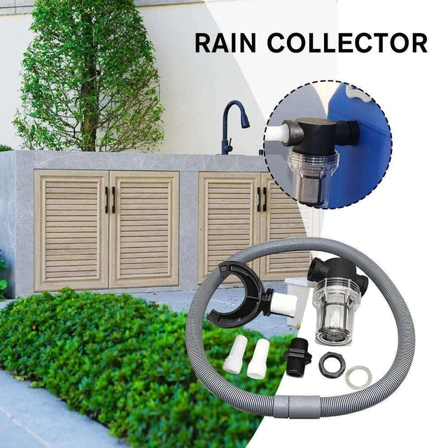 Recuperatore Di Acqua Piovana Per Tubo Di Discesa 70 110mm Collettore Per Grondaia Con Tubo Da 50cm 98554001