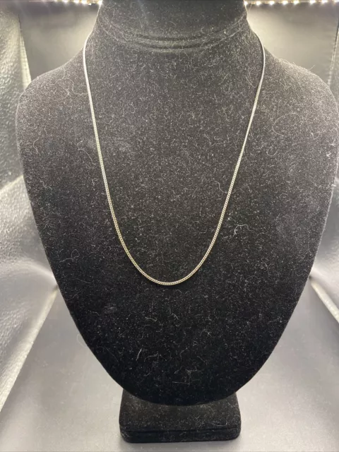 Necklace Marked 585 15k Curb Chain Link 070923aAE@