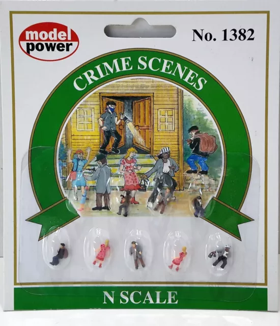 N Scale Model Power Figures 'Crime Scenes' Item #1382