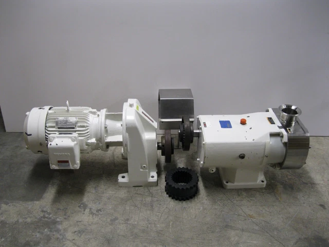 4" Alfa Laval G&H GHPD-732 Sanitary SS Rotary Lobe Pump Siemens Motor Z54