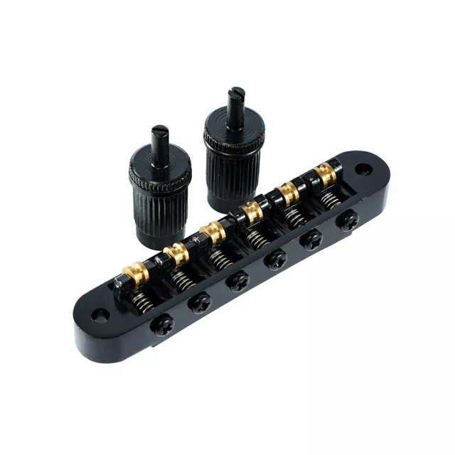 6-String Roller Saddle Bridge Electric Guitar Tailpiece for Epiphone Les Paul LP