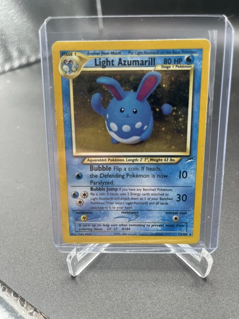 Pokemon Card - Light Azumarill - Neo Destiny 13/105 Holo Rare