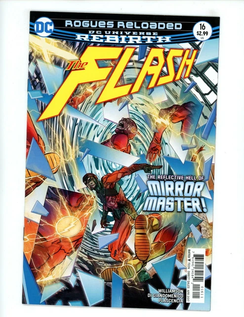 Flash #16 Comic Book NM 2017 DC Comics DC Rebirth Mirror Cover Rogues Reloaded