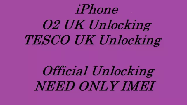 O2 uk Tesco UK Giffgaf UK iPhone 4 4S 5 5C 5S 6 6+ 6S 6S+ SE 7 7+ 8 8plus Unlock