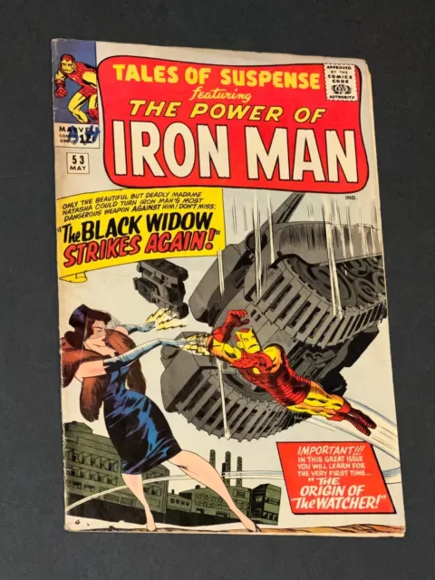 Tales of Suspense 53. Origin of the Watcher/2nd app Black Widow VG-