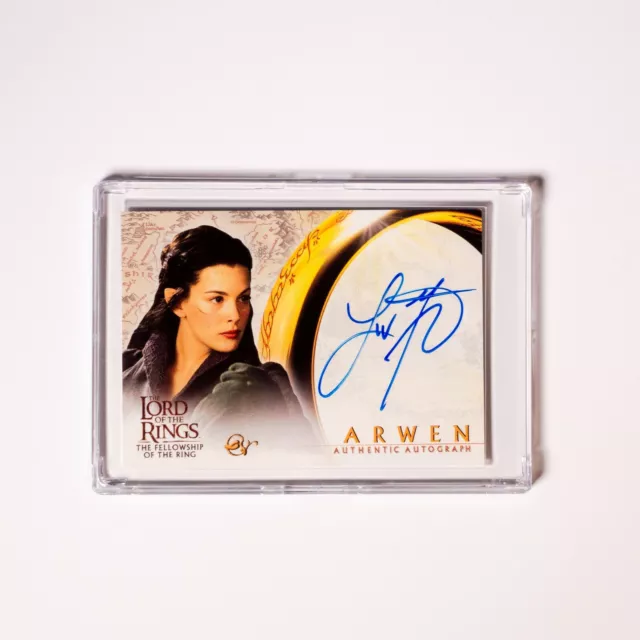 2001 Topps Lord of The Rings Fellowship of the Ring Arwen Autograph Card