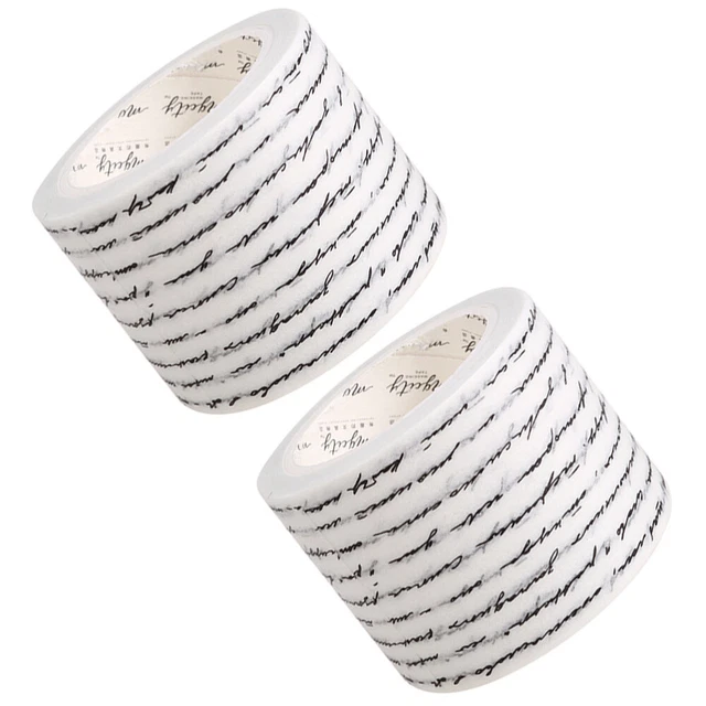 2 Rollen von Handbuch-Bänder Gothic Washi Papierbänder Pro Dekoration diy