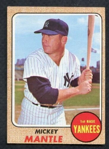 1968 Topps Set Break MICKEY MANTLE Baseball Card#280 id#8 New York Yankees . 1968 Topps Set Break MICKEY MANTLE Baseball Card#280 id#8 New York Yankees .