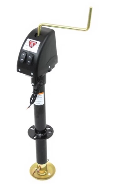 Bulldog 500187 Powered A-Frame Trailer Tongue Jack 22-inch Lift 3,500 Lbs