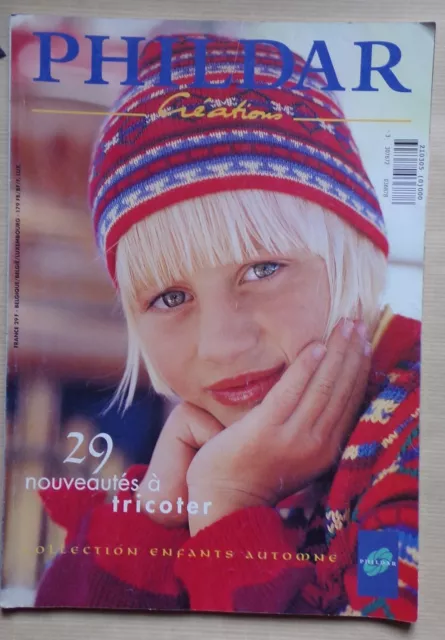 § catalogue ancien laine tricot PHILDAR n° 305 enfants - 1998 Aladdin cheval