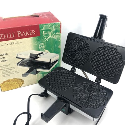 pizzelle baker prego series ii