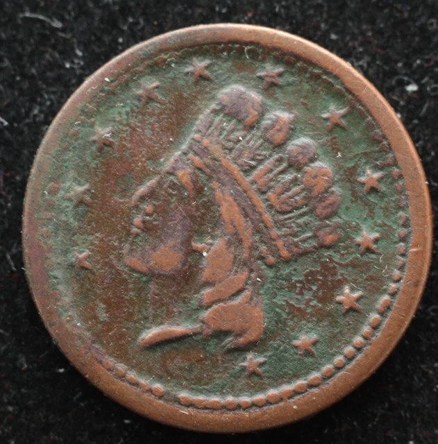 Kappyscoins G7407 Civil War Patriotic Cent Token Our Army Circ