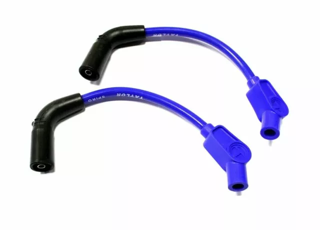 Taylor Racing Custom Kabel Kerzen Zündung Blau Harley Softail Rocker Breakout 2