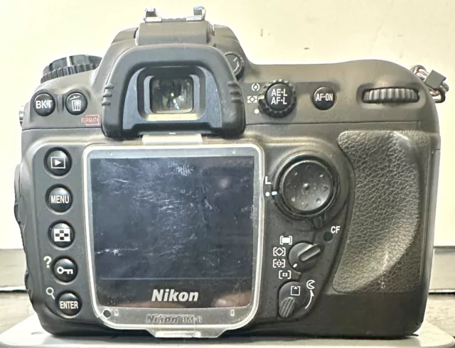 Nikon D200 10.2MP DX Format CCD Image Sensor Digital SLR Camera Black Body Only 6