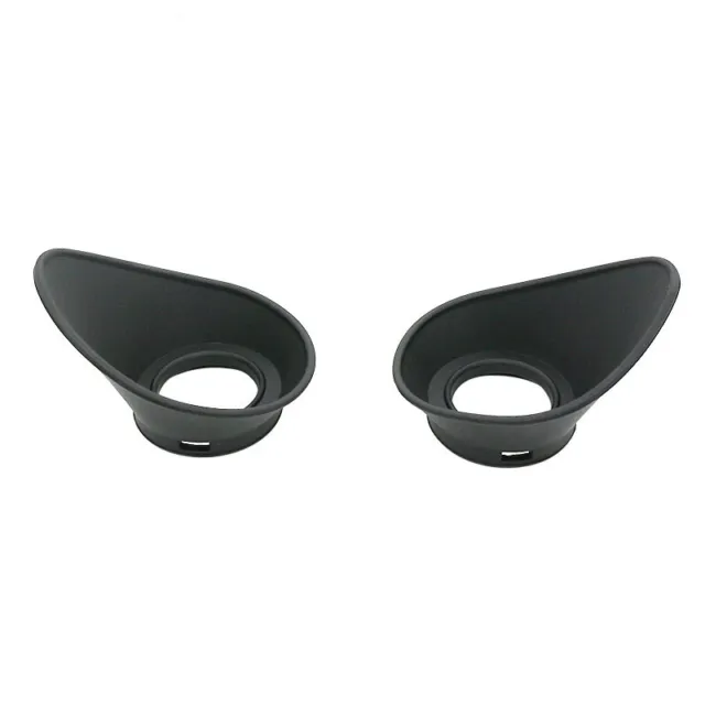 Pair of Rubber Eyepiece Cover Eye Guards for Microscope Telescope Digital Camera