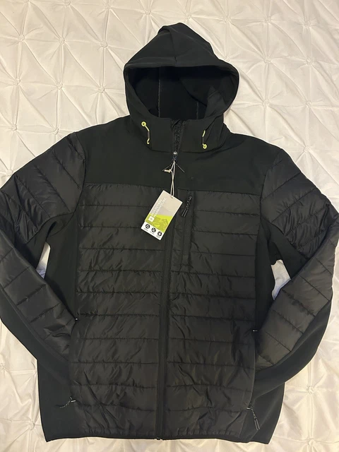 MENS MOUNTAIN WAREHOUSE Turbine Padded Softshell Jacket Brand New Xxl Black 34.99 PicClick UK