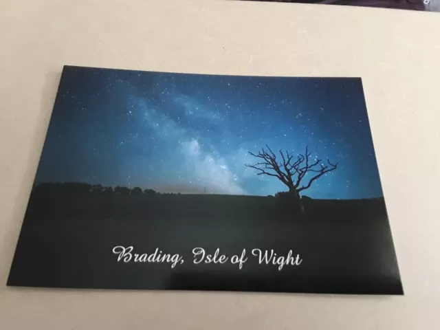 POSTCARD BRADING ISLE ISLE OF WIGHT Nr YARBRIDGE " LOOKS LIKE SYCAMORE GAP TREE