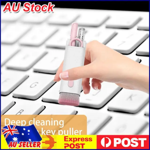 5in1 Keyboard Cleaner Laptop Bluetooth Earphone Corner Dust Cleaning Brush  Tools