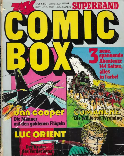 Zack Comic Box Superband Nr.9 / 1974 Comanche / Dan Cooper / Luc Orient