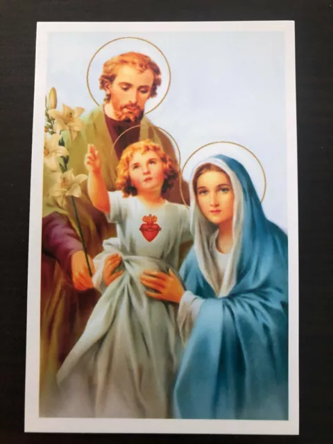 Holy Card Relic of the Holy Family, Jesus, Mary and Joseph #JMJ0001