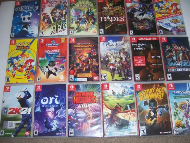 Nintendo Switch Authentic Original OEM Replacement Case Box **OVER 150+ TITLES**