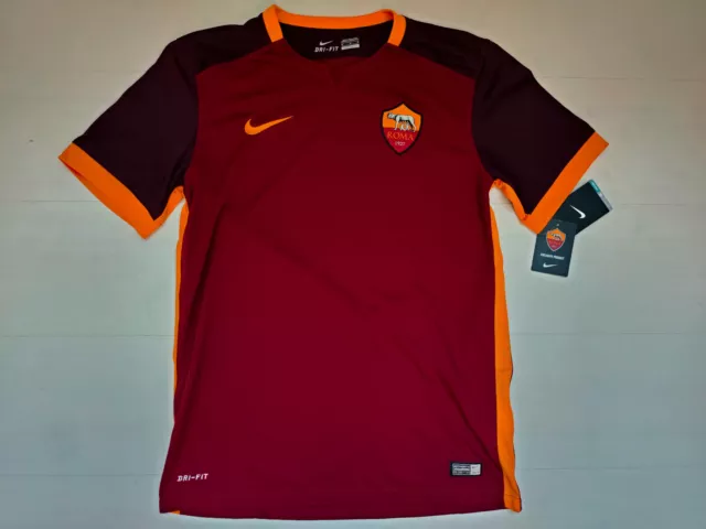 6481 Nike Asr As Roma Trikot Wettspiel Home 2015 2016 658924 678 ROM Abidin