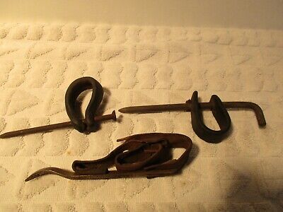 Vintage "Corn Pick" Hand Corn Picking Tools 1 store bought , 2 hand made
