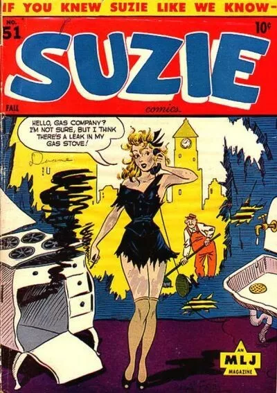 Suzie Comics Full Run On Dvd Rom Vintage Golden Age Good Girl Books Archie Mlj