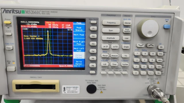 ANRISTU MS2661C Spectrum Analayzer 9KHz - 3GHz options 01,03,04,06 PATENTIX