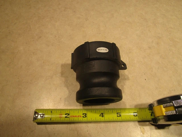 Dixon Valve & Coupling Quick Connect Adapter Polypropylene 2" A, S0501