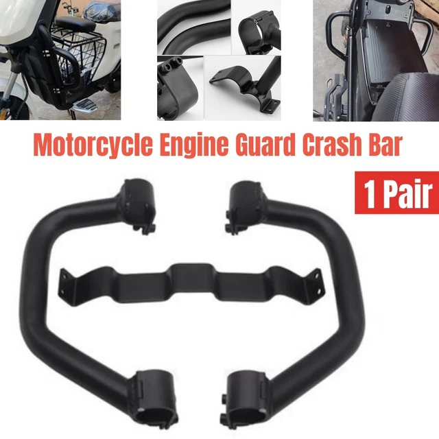 2PCS Aluminum Motorcycle Bikes Engine Guard Crash Bars Body Frame Protectors US