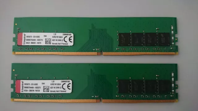 Kingston 2x4GB DDR4 RAM 2133Mhz