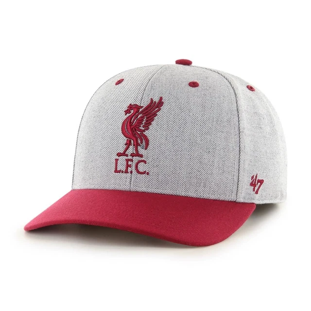 47 Brand Mens 6 panel Storm Cloud Snapback Cap ~ Liverpool FC Grey 47 Brand Mens 6 panel Storm Cloud Snapback Cap ~ Liverpool FC Grey