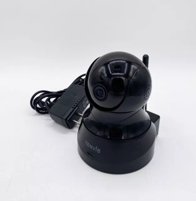 Tenvis TH661 Motion-Detecting 1080p HD Color CMOS Security IP Camera Black WORKS