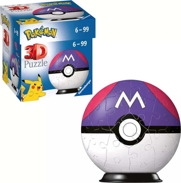 Rompecabezas Ravensburger Pokémon Master Ball 3D