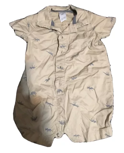 Baby Boy Outfit 6 Months Carters Dinosaur 100% Cotton Shorts