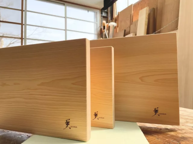 CUSTOM ORDER M size Japanese cypress HINOKI silk finished cutting board.